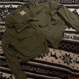 Wild Blue + Sadie Robertson Utility Cropped Hooded Jacket